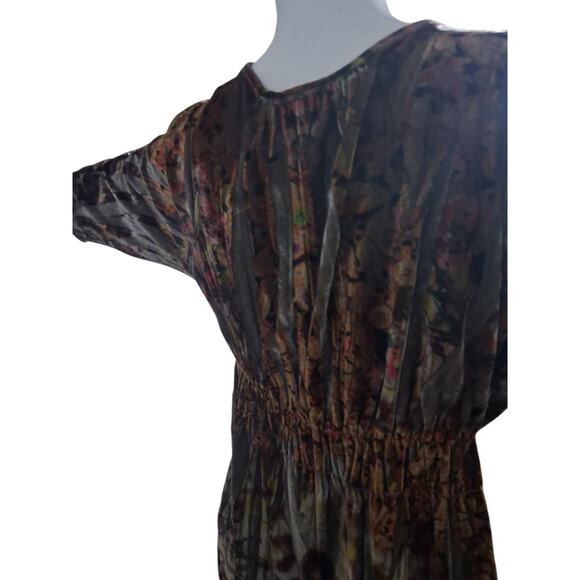 Y2K Vintage  Apt 9 Velvet Burnout Womens size 1X Babydoll Embellished Whimsy Top - Picture 16 of 16